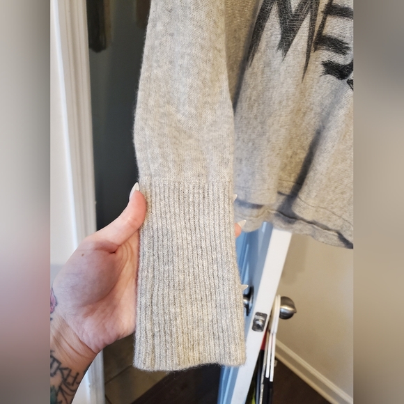 Lauren Moshi Hollis I'm A Mess Cashmere Sweater - Picture 4 of 12